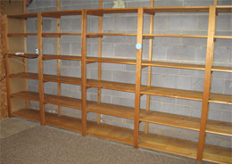 Basement Shelves