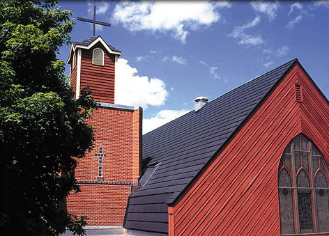 Church Shake Metal Roof