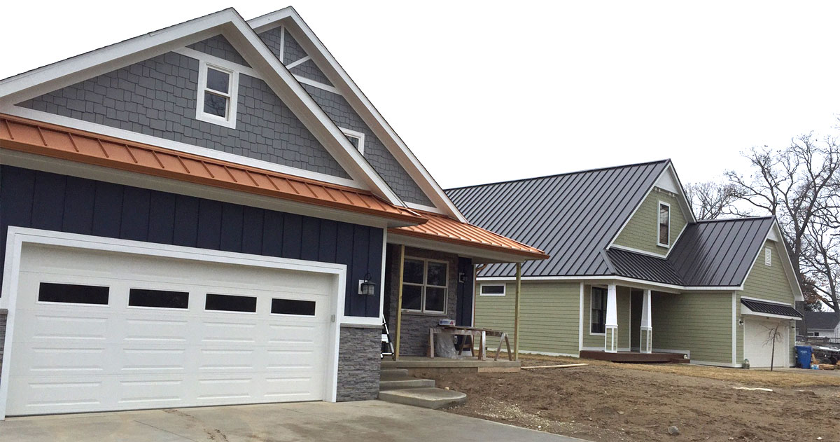 Metal Roofs Recently Installed